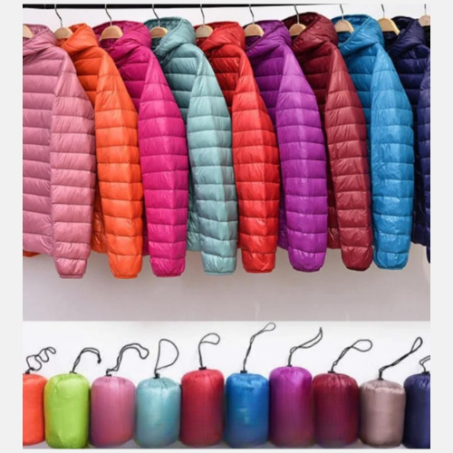 HILMA Jacke mit Entenfedern