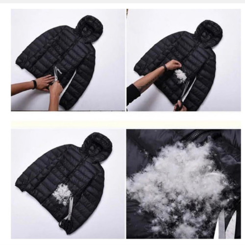 HILMA Jacke mit Entenfedern