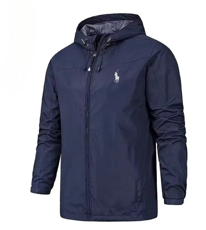 Herrenjacke RL mit Kapuze – Schwarz