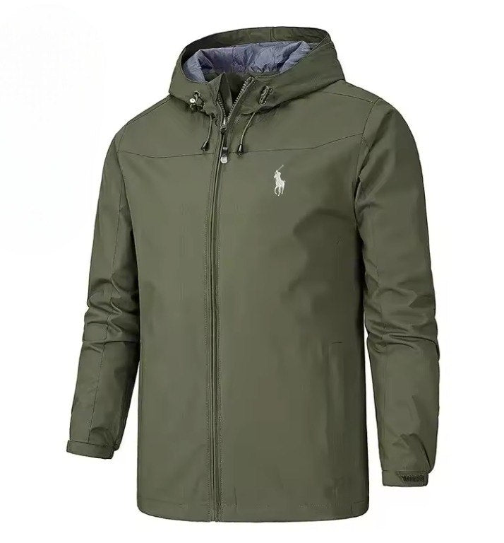 Herrenjacke RL mit Kapuze – Schwarz