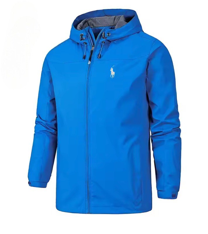 Herrenjacke RL mit Kapuze – Schwarz