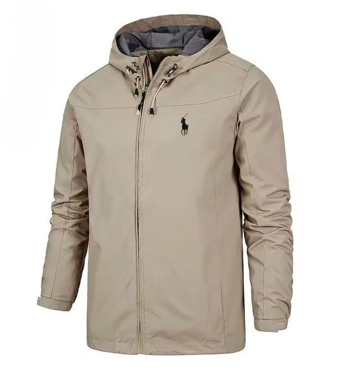 Herrenjacke RL mit Kapuze – Schwarz